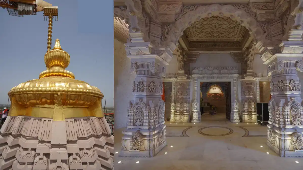 Shri Ram Janmabhoomi Temple's Gold-Plated Shikhar: A Symbol of Devotion and Craftsmanship